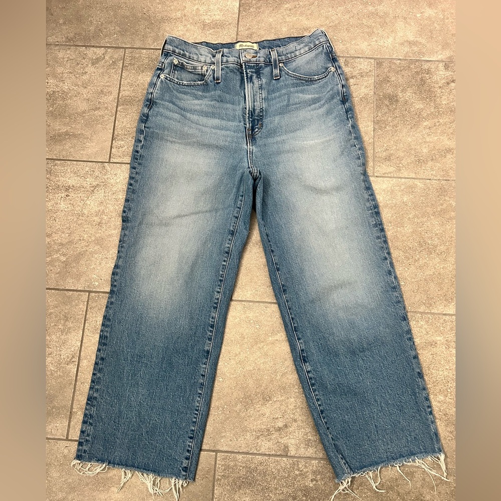 Madewell Jeans The Perfect Vintage Wide Leg Crop size 30